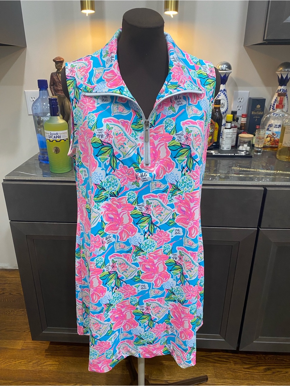 Lulu B Anthony’s resort  sleeveless pullover zip golf swing dress
